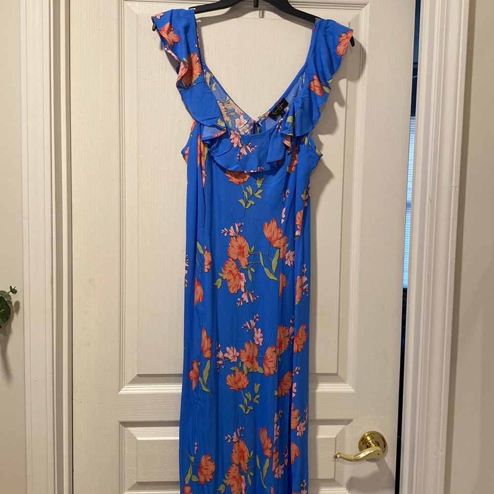 NWT Jessica Simpson L Happy Floret Maxi Dress